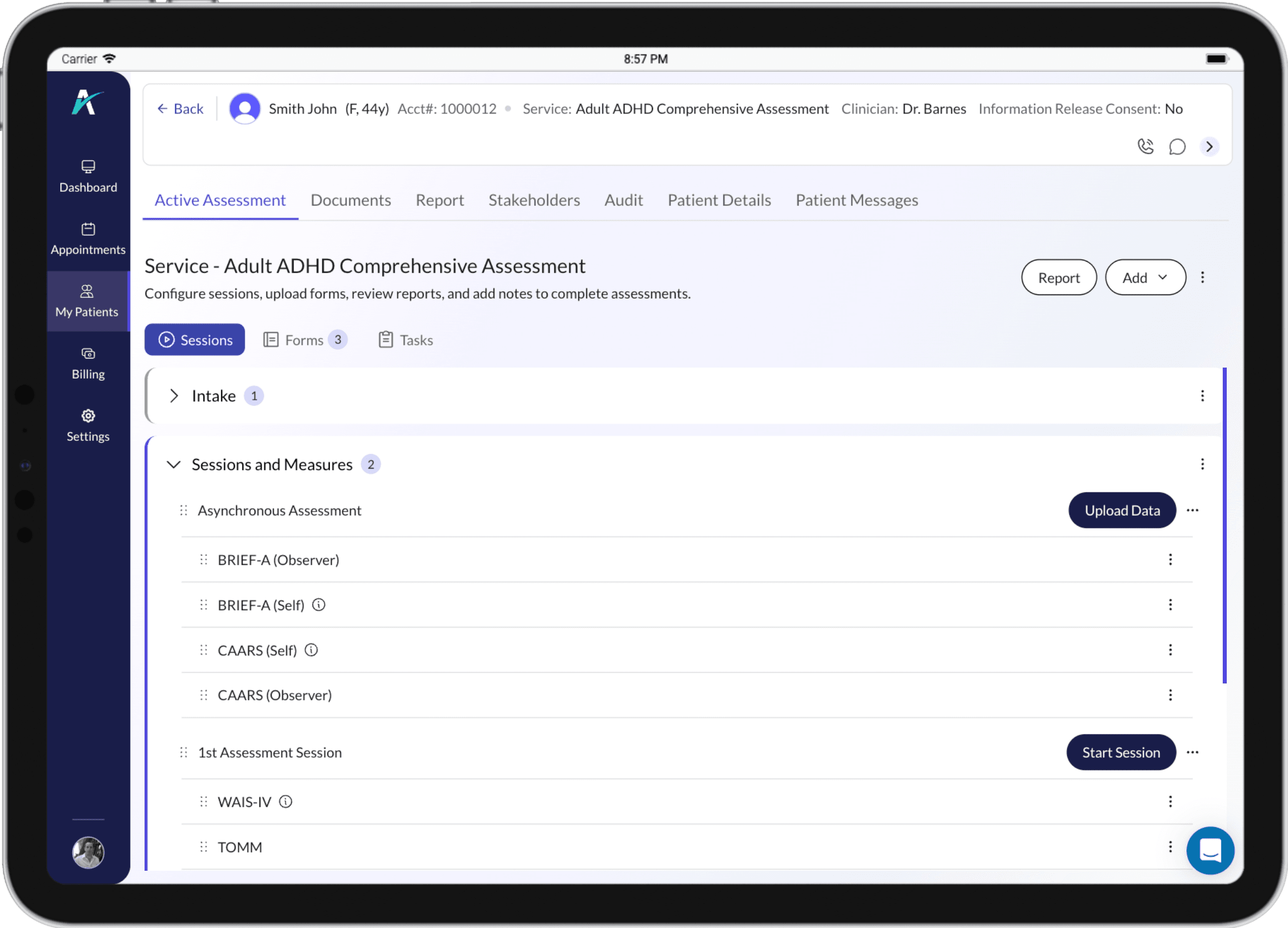 Conduct Assessment Step 1